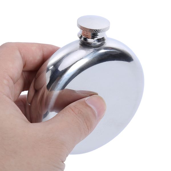 

5 oz men's round hip flasks stainless steel whisky alcohol bottle with funnel outdoor drinkware wine bottle gifts