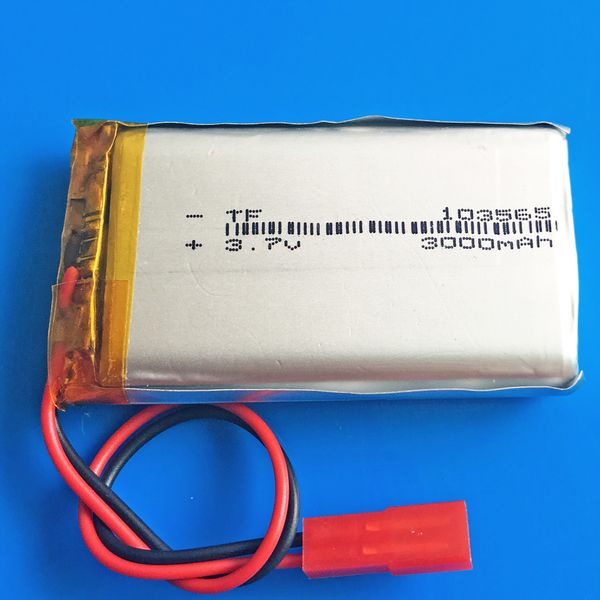 3,7 V 3000 mAh Lithium-Polymer-LiPo-Akku für DVD-PAD, Handy-Powerbank, Kamera, E-Books, TV-Box 103565 mit SYP 2Pin