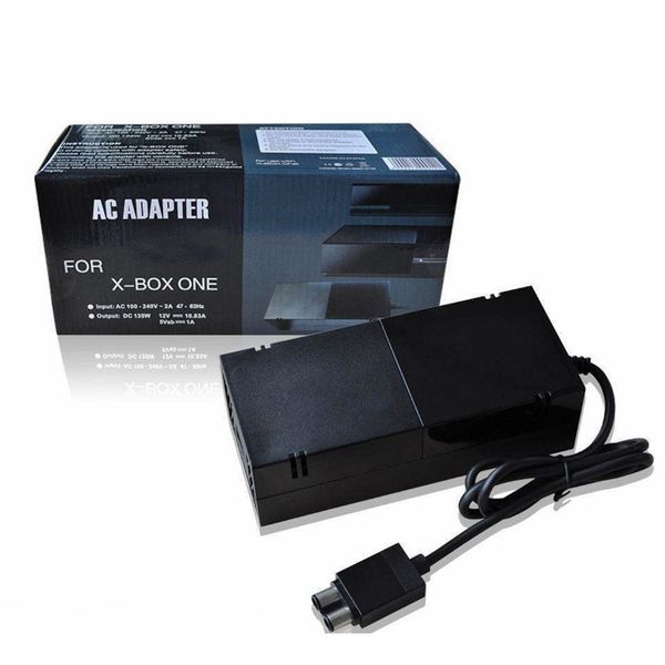 

Xbox One Power Supply Brick, [Advanced QUIET VERSION] AC Adapter Power Supply Charger Cord Replacement for Xbox One 100-240V, Black