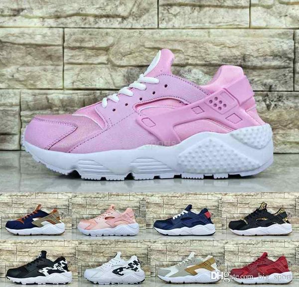 

2018 air huarache 1 i кроссовок для мужчин женщин, дешевые белых черной розовой тапок тройных huaraches 1 мужских кроссовки huraches спортив