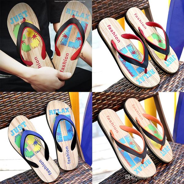 

новый тренд дизайнер резина не скользит сандалии тапочки для мужчин конструктор цветок напечатанный пляж флип-флоп тапочки летние гавайи тап, Black