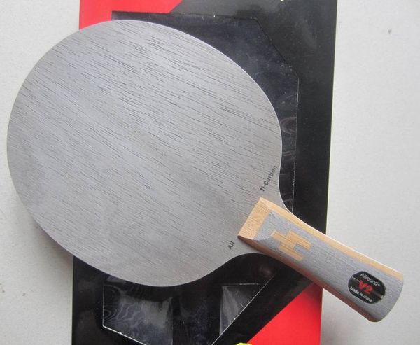 

original palio v2 (v 2, v-2) 5 wood+2carbon+2titanium table tennis blade for fast attack with loop racquet sports pingpong paddl