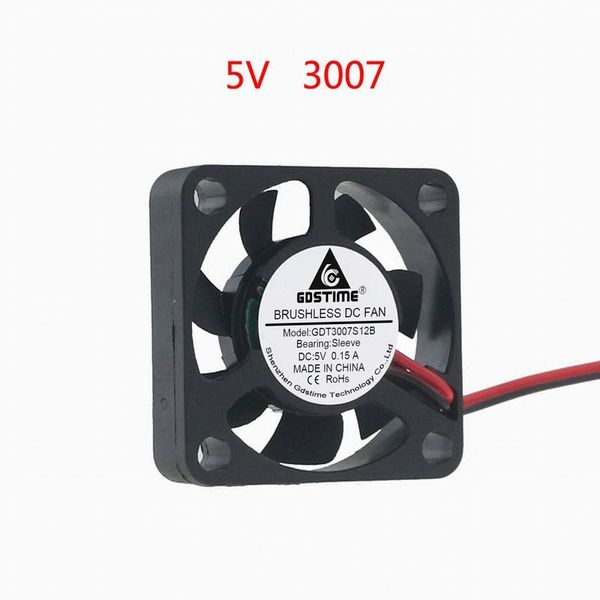 

dc5v 0.15a 3cm 3007 30x30x7mm 10000rpm 2pin мини бесщеточный вентилятор охлаждения