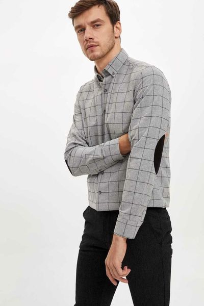 

defacto man long sleeve shirt-m2961az19wn, White;black