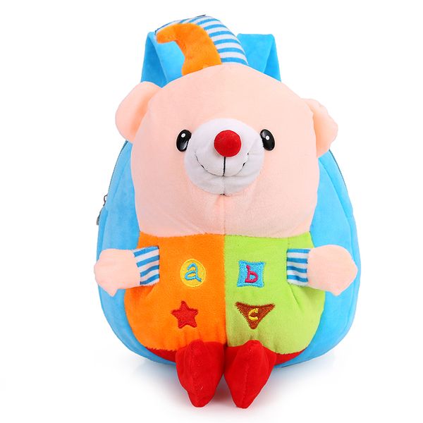 

cartoon bear plush kids backpack kindergarten boys girls soft sweet lovely school bags kids toys bags toddler gift children