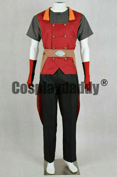 

fire emblem echoes тени валентия солдата lukas outfit косплей костюм, Black;red
