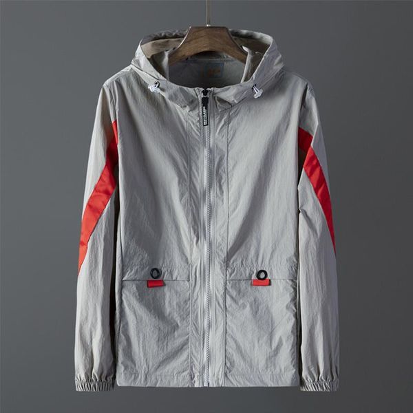 

summer men's outdoor ultra thin sunscreen hooded couple sunscreen coat cycling breathable fashion brand men's jacket, Black;brown