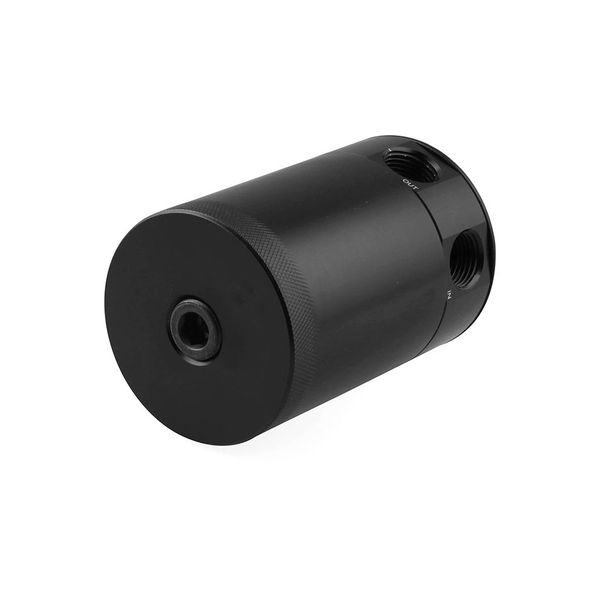 

compact baffled oil catch can 2-port 2-hole ventilating oil can waste gas waste recovery pot car accessories