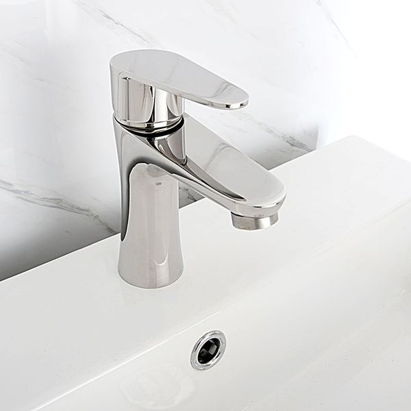 

Basin Faucet Hot And Cold Water Mixer Taps Bathroom Sink Faucet Deck Mounted Single Hole