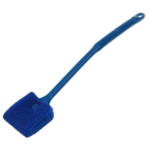 

promotion double sided sponge cleaning brush cleaner scrubber, blue