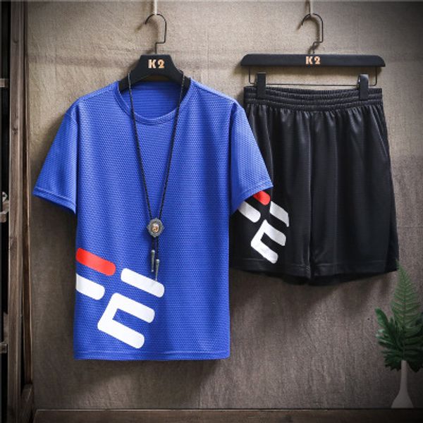 

мужские повседневные костюмы спортивные костюмы мужские дизайнерские две части молодежи мода открытый одежда дышащая отдыха комплекты оптова, Gray