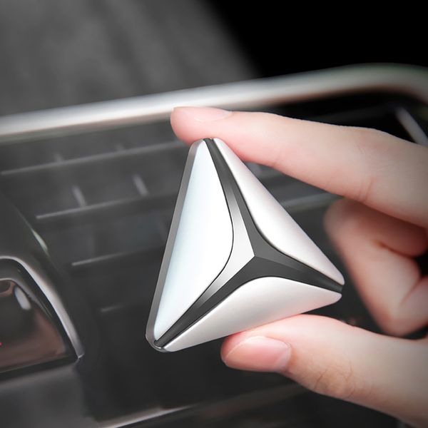 

auto air freshener new triangle fragrant wood car diffuser air conditioning vents perfume clip car inndoor scent purifier