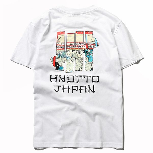 

undefeate american trend brand t-shirt new high end mens designer t-shirt five bars logo high-quality cotton casual summer short sleeve m-xl, White;black