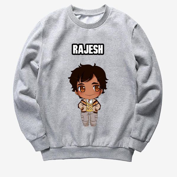 

new arrived women's designer hoodies o-neck the big bang theory rajesh cartoon printing hooded long sleeve cotton women hooded dhbowy45, Black