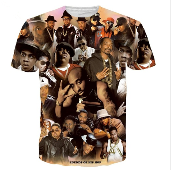 

popular singer rapper tupac 2pac t shirt men women funny 3d print summer short sleeve o neck crewneck casual a153, White;black