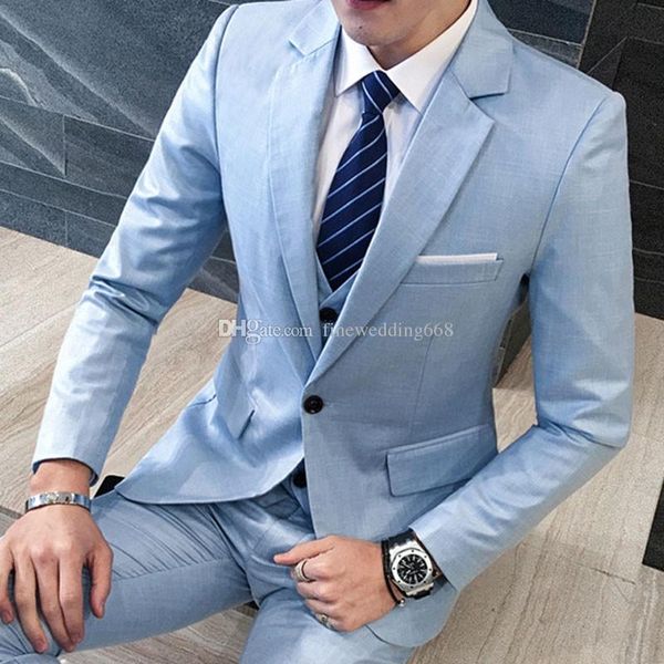 

новые one button groomsmen notch нагрудные свадебные жених смокинги мужские костюмы свадьба / выпускной вечер / ужин лучший мужской блейзер, Black;gray
