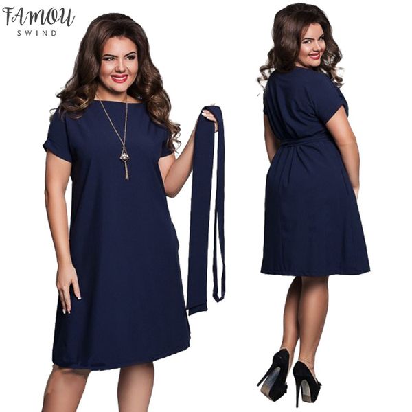 

h fashion elegant casual women blue dresses big size plus size women's dress summer sashes o-neck bodycon chiffon party dress, Black;gray