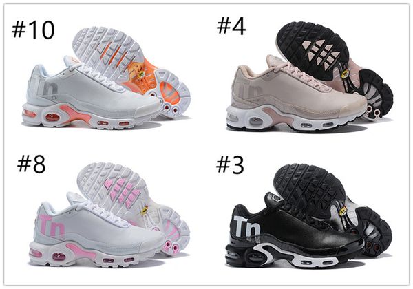 

Brand NewS TN PLUS Men Women Designer Shoes Black Speed Red White Game Royal Anthracite Ultra White Black Running Shoes 2019 Sneakers 36-45