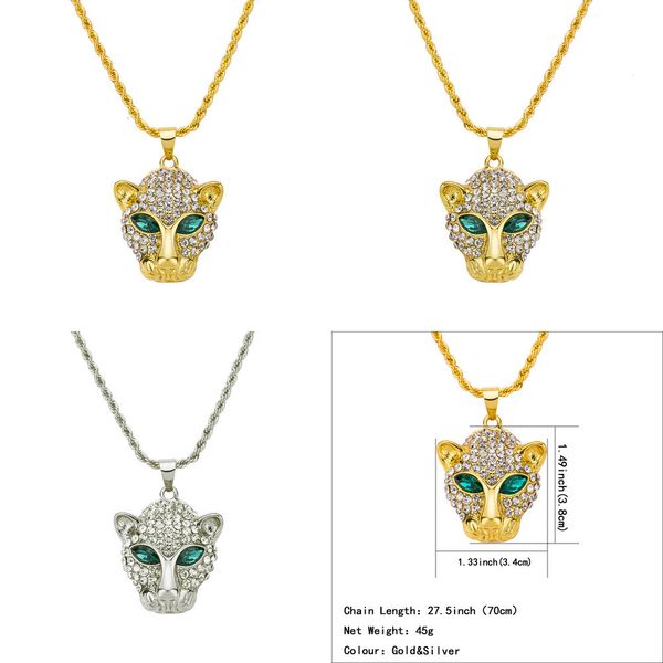 

necklace real 14k gold stainless steel jewelry swarovski crystal s diamond pendant padlock necklace big chain pendants hip hopfor men, Silver