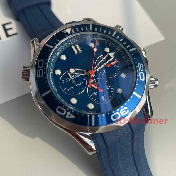 

mens watch mechanical automatic men watches movement 300m diver watch watches folding buckle wristwatches montre de luxe, Slivery;brown