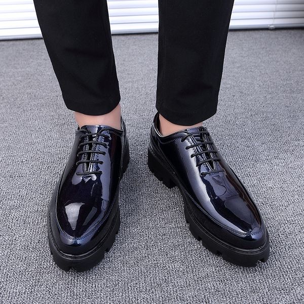 

men fashion shoes casual flat shoes outdoor youth trend retro personality handmade shoes 32019 sale, Black