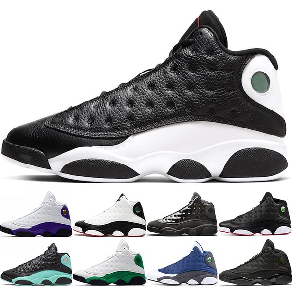 

jumpman 13 men basketball shoes 13s mens trainers reverse he got game flint bred black cat mens sports shoes sneakers ing
