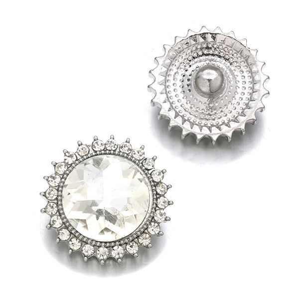 

горячий компонент w269 кристалл 3d 18мм металл snap кнопки для ожерелья браслета сменная ювелирные изделия женщины accessorie выводы