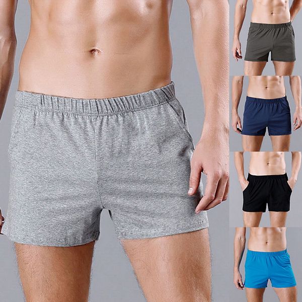 

men's caual loose shorts summer underwear, Black;white