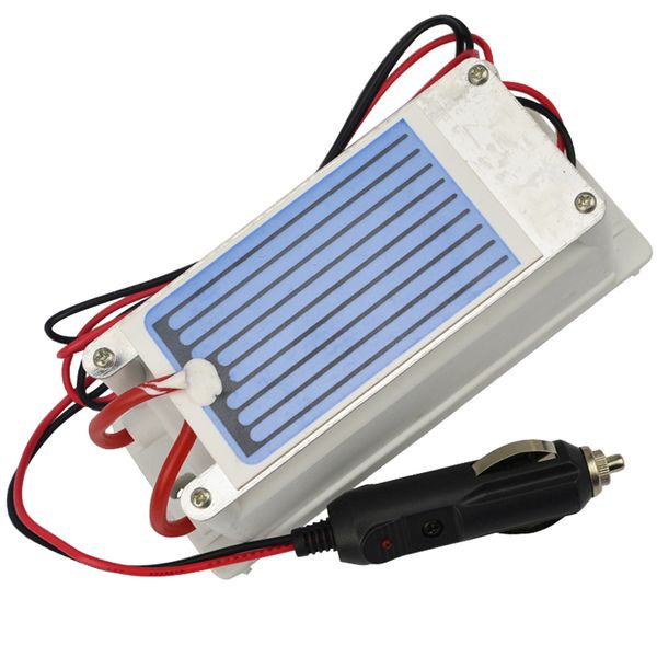

генератор озона ac220v / 110v / dc12v 3.5g / h автомобильный озонатор воздуха очиститель дезодорации формальдегид дезинфекция воздуха стерил