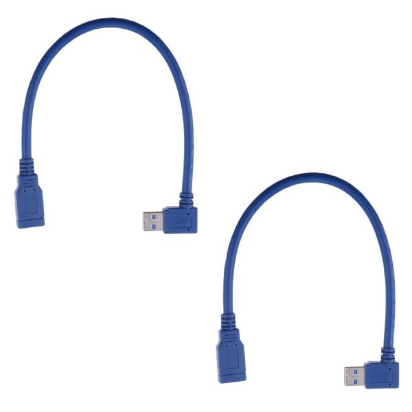 

usb3.0 type a male to female extension cable cord adapter 30cm/1ft 2pcs