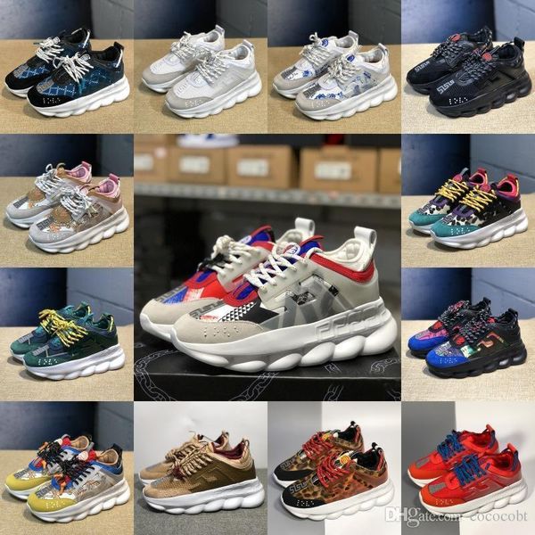 

Дешевые Мужчины Женщины Luxury Дизайнерская обувь со скидкой Цена Новая Цепная реакция многоцветной резиновая замша Мода Кроссовки Кроссовки Повседневная обувь