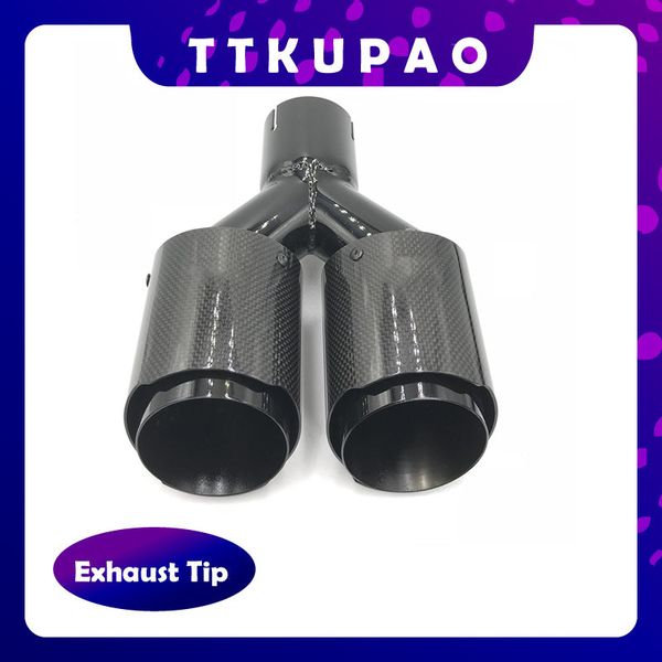 

1 piece y classic model ak car exhausts dual end tips 304 stainless steel dual end muffler pipes tail tips