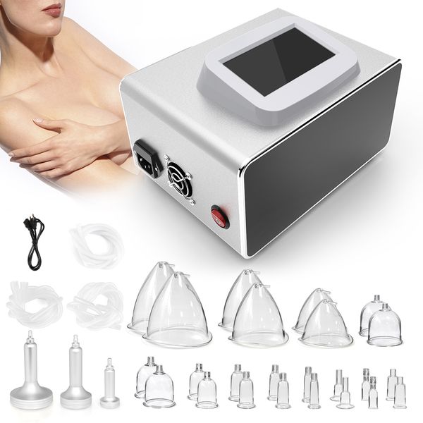 

breast enhance enlargement vacuum cupping fingertip body massage lymph drainage machine relaxing massager salon beauty equipment