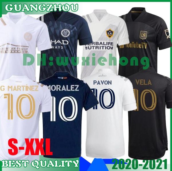 

2019 2020 lafc carlos vela soccer jerseys 2021 los angeles fc inter miami beckham black la galaxy chicharito atlanta united football shirts, Black;yellow