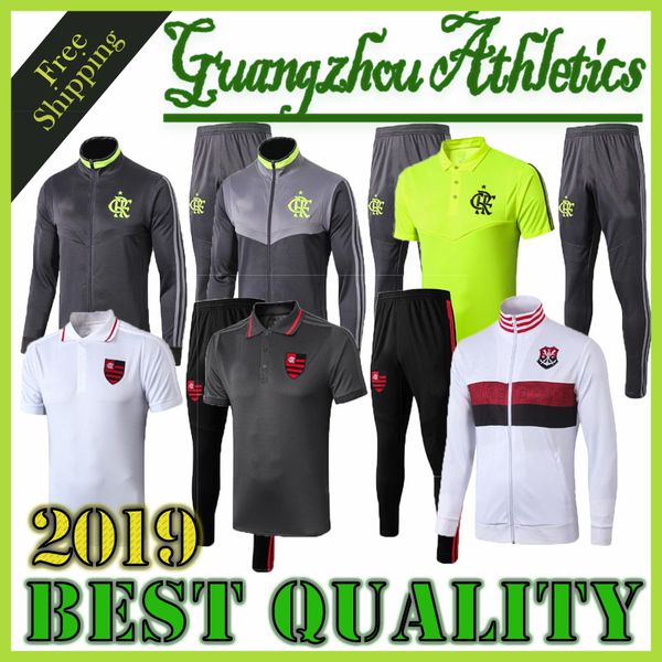 

2019 2020 mens фламенго 19 20 спортивный костюм фламандский guerrero diego виниций jr фламенго training костюм wear спортивные футбол компле, Black;blue