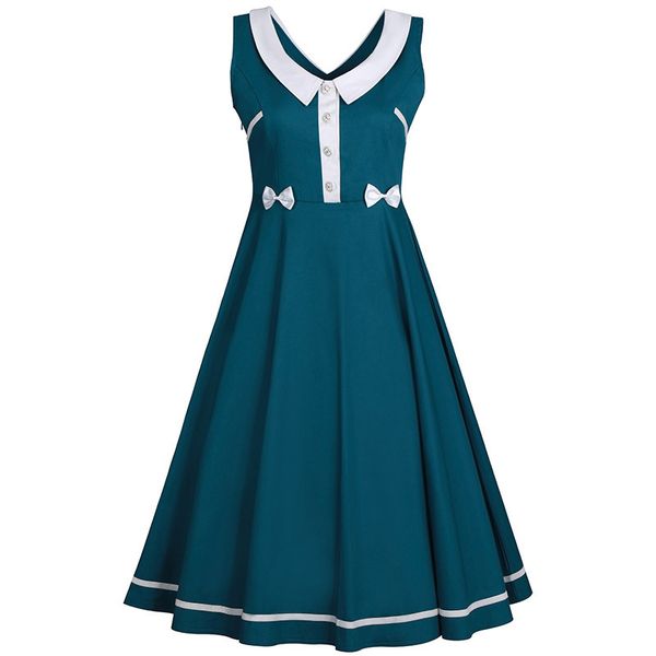 

night club black cocktail dress bow decoration sleeveless will pendulum dress, White;black