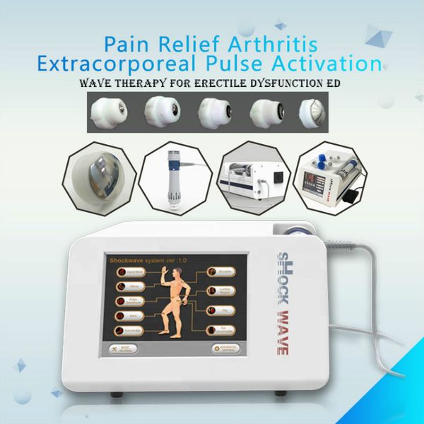 

2020 smartwave radial acoustic shockwave therapy equipment for treat pain/low electromagnetically shockeave for ed treatment