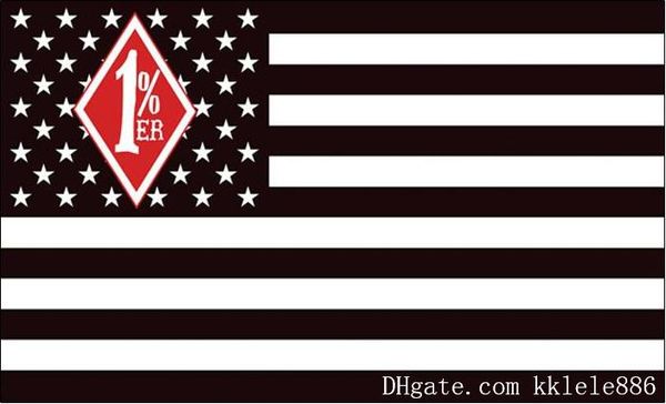 2020 One Percenter 1 Er Mc Biker Flag 90 X 150 Cm Polyester
