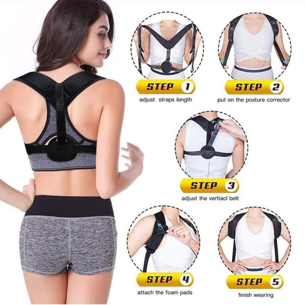 

posture corrector upper back brace for man and woman adjustable back corrector humpback 30jp30