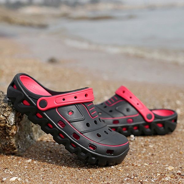 

original garden flip flops band quick drying water shoes men jelly sport summer beach aqua slipper outdoor sandals mules shoes