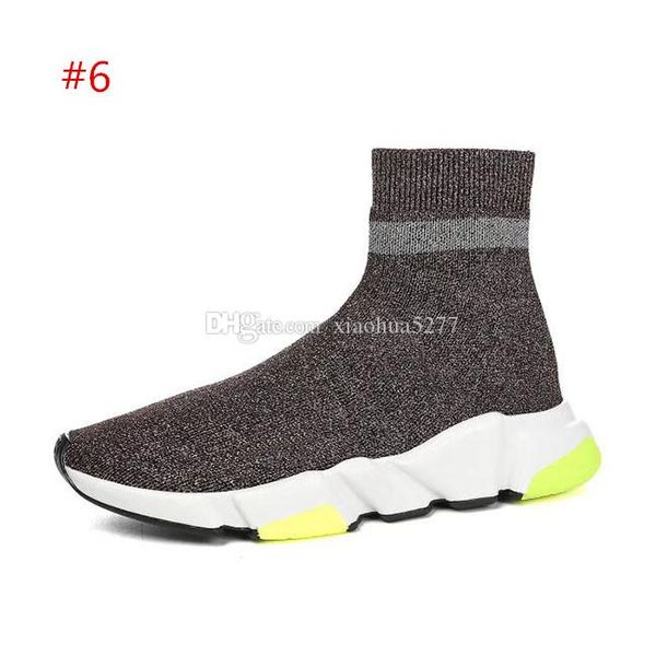

2019 new designer sneakers speed runner fashion shoes sock triple black boots red flat trainer men women casual shoes sport with dust bag si