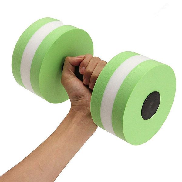 

1 pair aqua fitness barbells foam dumbbells hand bars pool resistance exercise