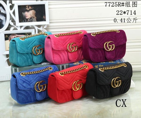 

2020 горячей продажи качества женщин сумки конструктора класс люкс кроссбоди мессенджер плечо сумка цепь мешок хорошей фланель кошельки женс