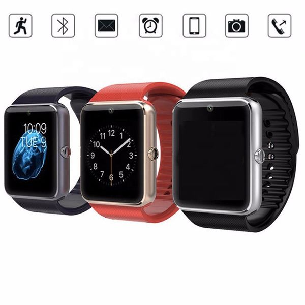 

2019 android камера bluetooths телефон gt08 смарт часы bluetooth smartwatch smartwatch наручные mobile смарт watch phone gt08 спорт смарт ча