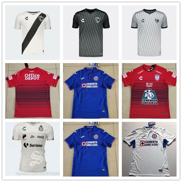 

10 pc dhl thai quality cruz azul pachuca cuervo home away third occer jer ey football uniform hirt kit 2019