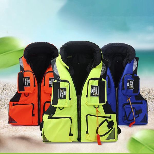

life jacket swimming life vest fishing vest outdoor sport safety jacket for drifting boating kayak preservers
