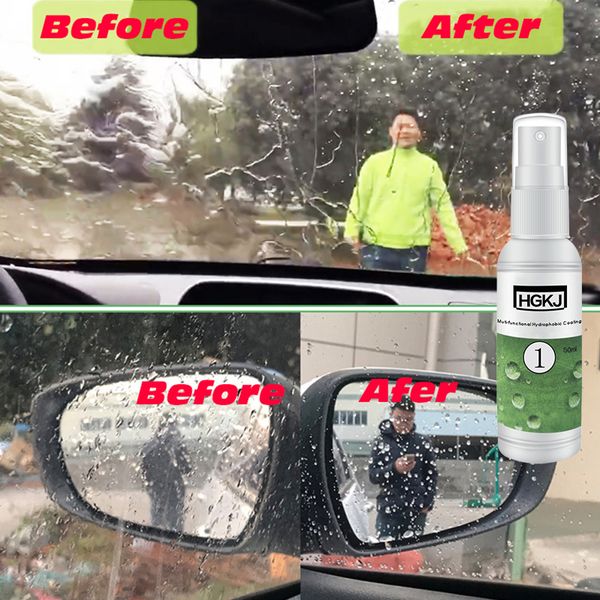 

car accessories -hydrophobic coating windshield waterproof rainproof agent rearview mirror auto glass window textile ceramic