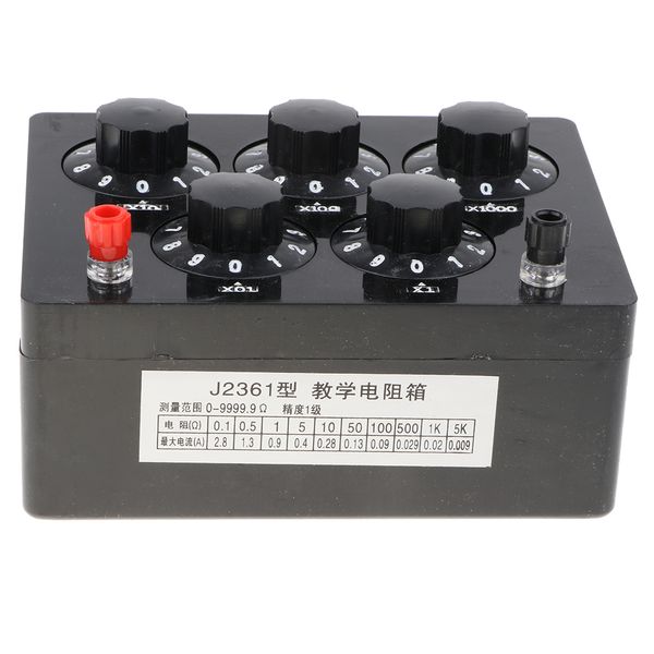 

student electrical learning tool, resistance box physical teaching aid 0-9999.9 ohm