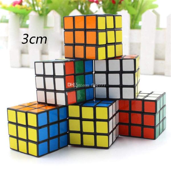 

puzzle cube small size 3cm mini magic rubik cube game rubik learning educational game rubik cube good gift toy decompression kids toys