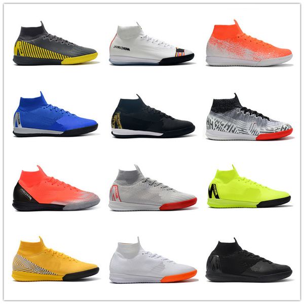 

2019 hig heel men mercurial superfly vi 360 elite ic soccer shoes children boy girl cr7 neymar ic soccer cleats ronaldo woman football boots